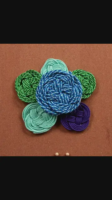 Video thumbnail for DIY Knotted Rope Coasters