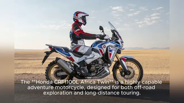 Video thumbnail for Honda CRF1100L Africa Twin