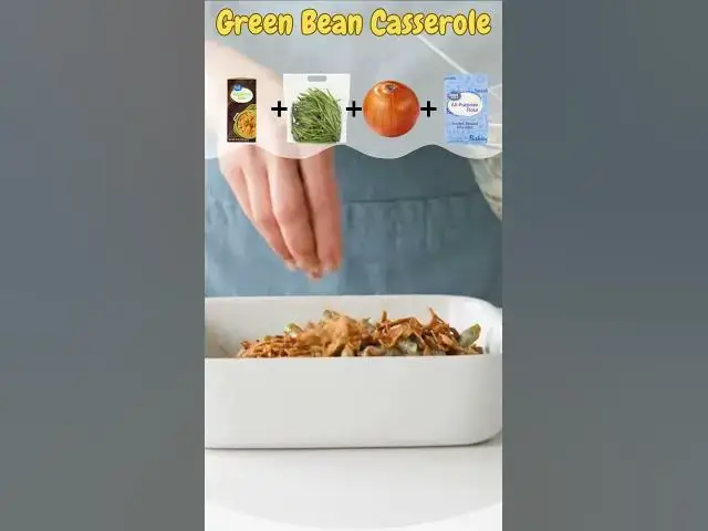 Video thumbnail for The Best Classic Green Bean Casserole Recipe Ever | Holiday Favorite!