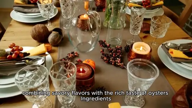 Video thumbnail for oyster dressing recipe