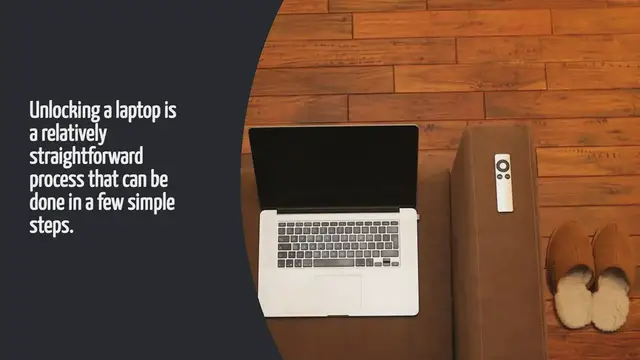 Video thumbnail for How To Unlock A Laptop