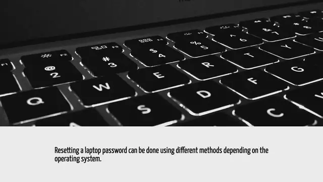 Video thumbnail for How To Reset Laptop Passwords