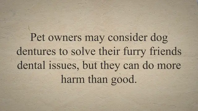 'Video thumbnail for Dog dentures - are dentures for dogs a good idea?'