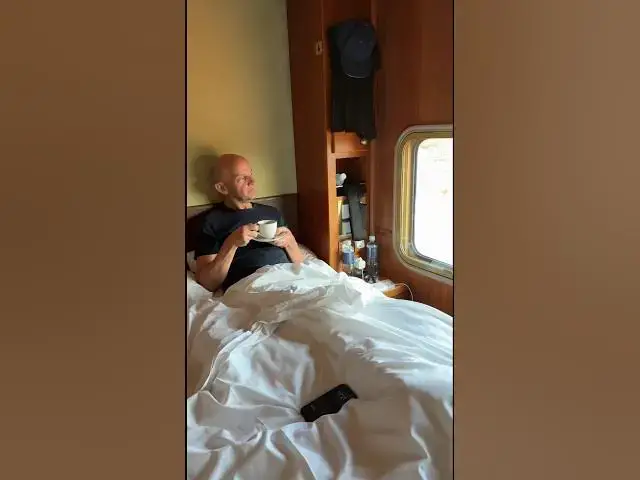 Video thumbnail for Indian Pacific Train Platinum Cabin Tour #shorts