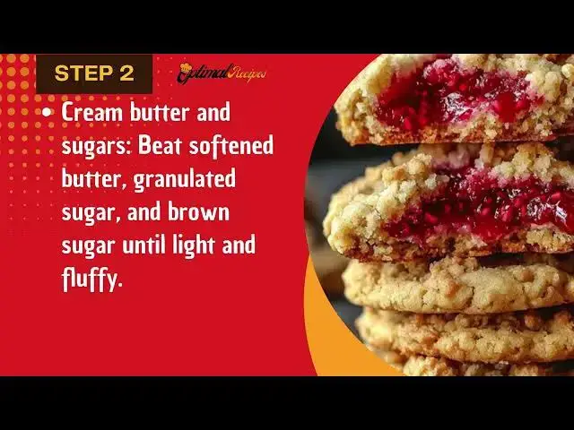 Video thumbnail for Raspberry Crumble Cookies Recipe