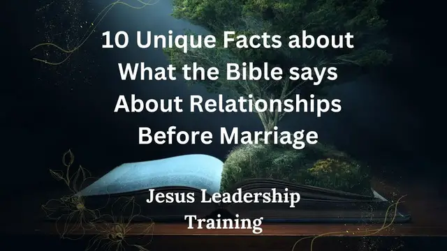 Video thumbnail for 10 Unique Facts about what the Bible says about Relationships before Marriage