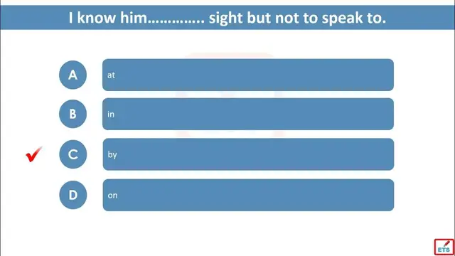 Video thumbnail for English Prepositions Quiz 43