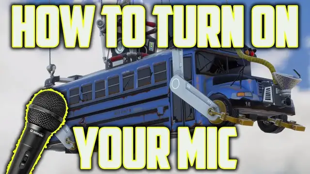 Video thumbnail for How to Turn on Microphone on Fortnite (Quick!) PC Setup Mic 2018
