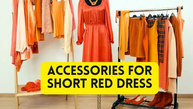 Video thumbnail for Accessories for short red dress