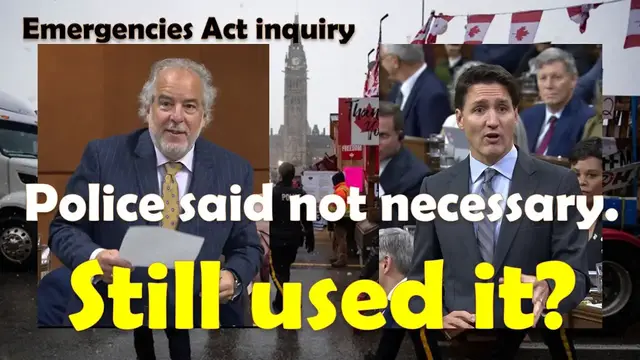 Video thumbnail for RCMP, OPP, Ottawa Police didn't need Emergencies Act. Why Trudeau still invoked it?