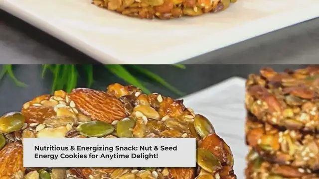 Video thumbnail for Nut and Seed Energy Cookies Recipe: Healthy and Delicious Snack