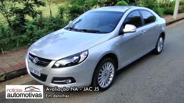 Video thumbnail for JAC J5 - Detalhes - NoticiasAutomotivas.com.br