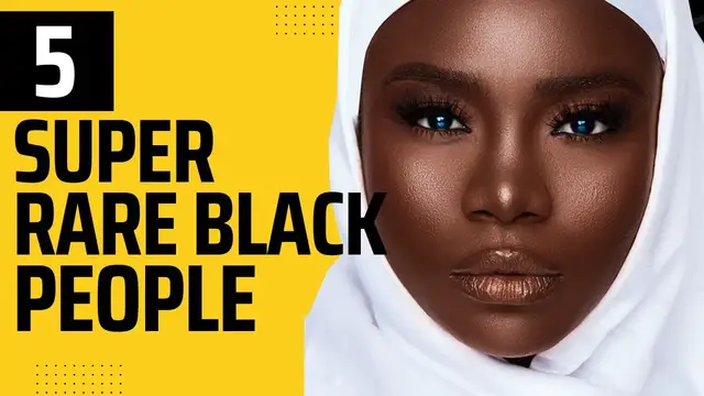 Video thumbnail for 5 of the Most RARE and Uniquely Beautiful Black People in the World!
