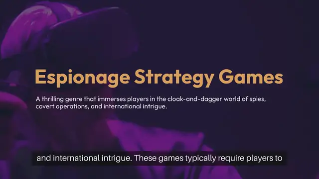 Video thumbnail for Espionage Strategy Games