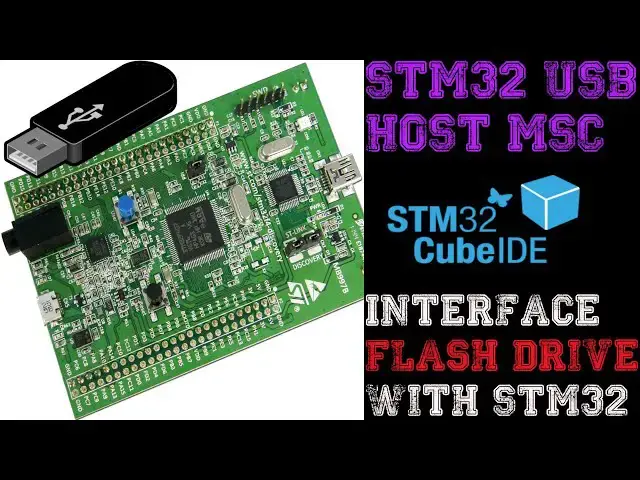 Video thumbnail for How to use Flash Drive with STM32 || USB HOST MSC || CubeIDE