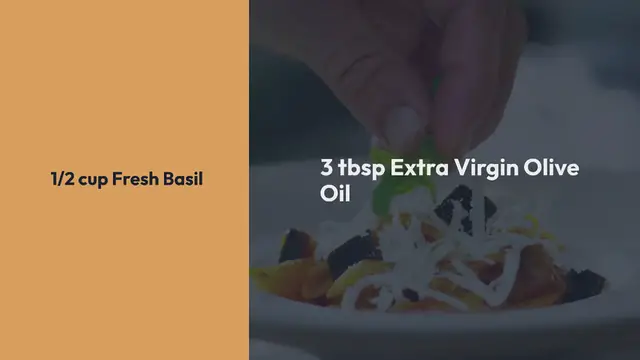 Video thumbnail for Caprese Salad- Fresh tomatoes, mozzarella, and basil drizzled with olive oil.