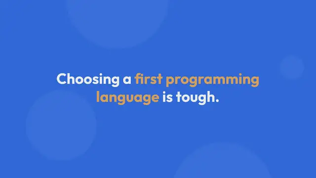 Video thumbnail for 5 Reasons Why Python Is a Great First Programming Language (2023)