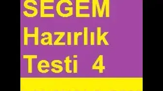 Video thumbnail for SEGEM Hazırlık Testi 4 Sigorta Teknik Personel Yeterlilik Sınavı
