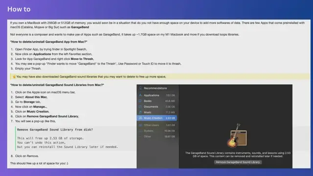 Video thumbnail for How to uninstall GarageBand from Mac