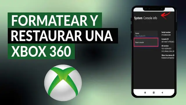 Video thumbnail for Cómo formatear y restaurar de fábrica la configuración de una XBOX 360