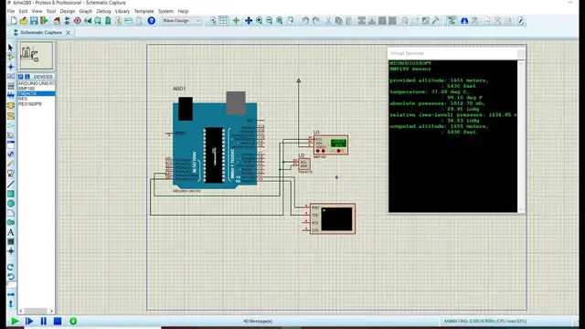 Video thumbnail for BMP180 Pressure Sensor Interfacing With Arduino