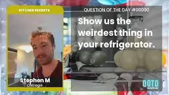 Video thumbnail for Stephen has something truly wild in his fridge  Hot dog!