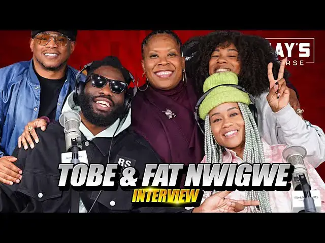 Video thumbnail for Tobe & Fat Nwigwe Talk Meeting Rihanna and Usher, Grammy Nomination, Black Panther & More
