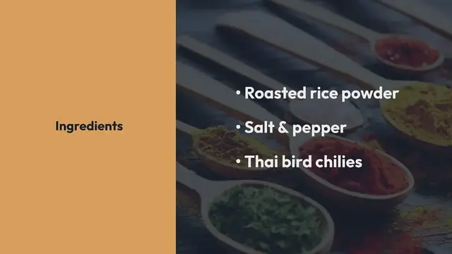 Video thumbnail for Laab Moo with Minced Pork Recipe