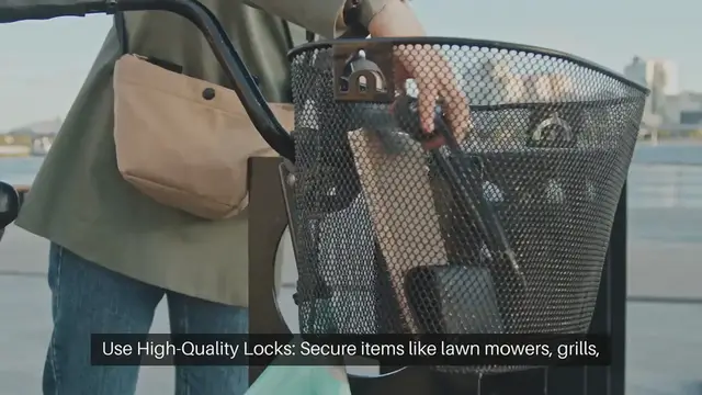 Video thumbnail for How To Secure Your Homes Outdoor Equipment