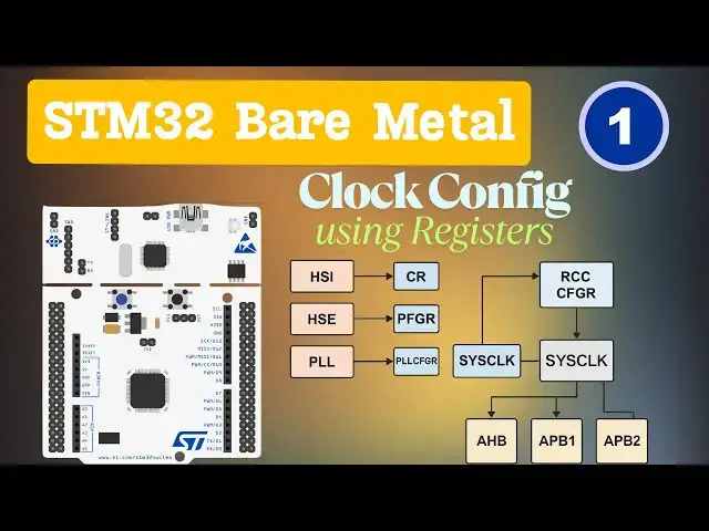 Video thumbnail for STM32 Bare-Metal Clock Setup | Register-Level Programming