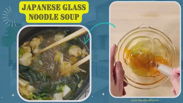 Video thumbnail for Japanese Glass Noodle Soup