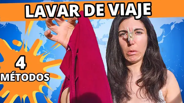 Video thumbnail for Cómo lavar la ROPA de VIAJE👍👍 En hotel, camping, camper y van: consejos, tips y trucos