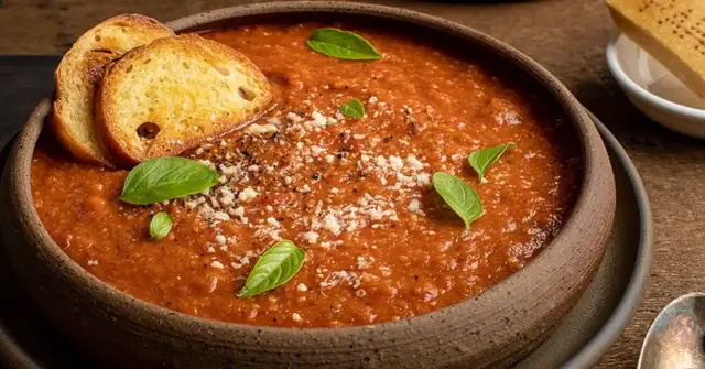 Video thumbnail for Eggplant parmesan soup