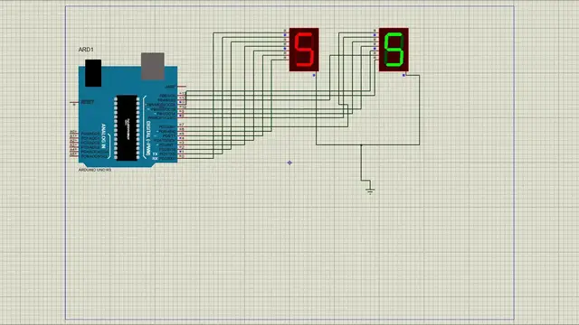 Video thumbnail for Interfacing multiple 7-segment display in Proteus.
