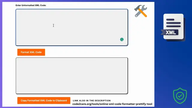 Video thumbnail for Online XML Code Formatter (Prettify) Tool - Code2care