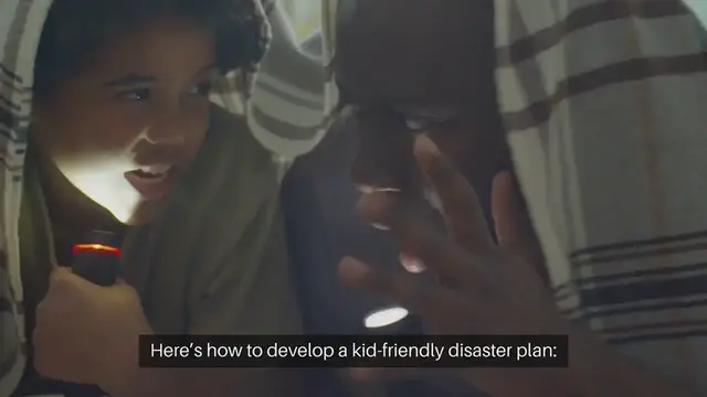 Video thumbnail for Family Disaster Plan for Small Kids