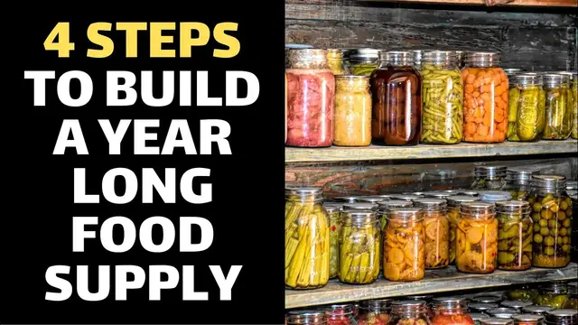 'Video thumbnail for 4 Steps to Build a Year Long Food Supply'