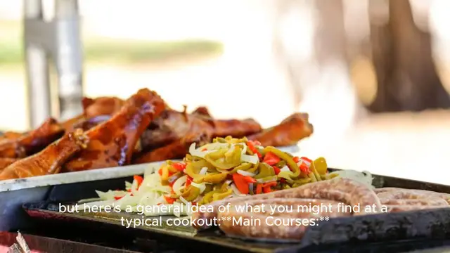 Video thumbnail for cookout menu Price