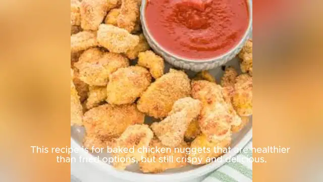 Video thumbnail for chicken nugget recipe