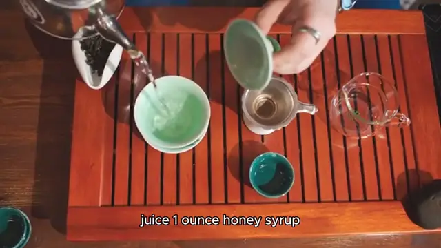 Video thumbnail for green tea shots recipe