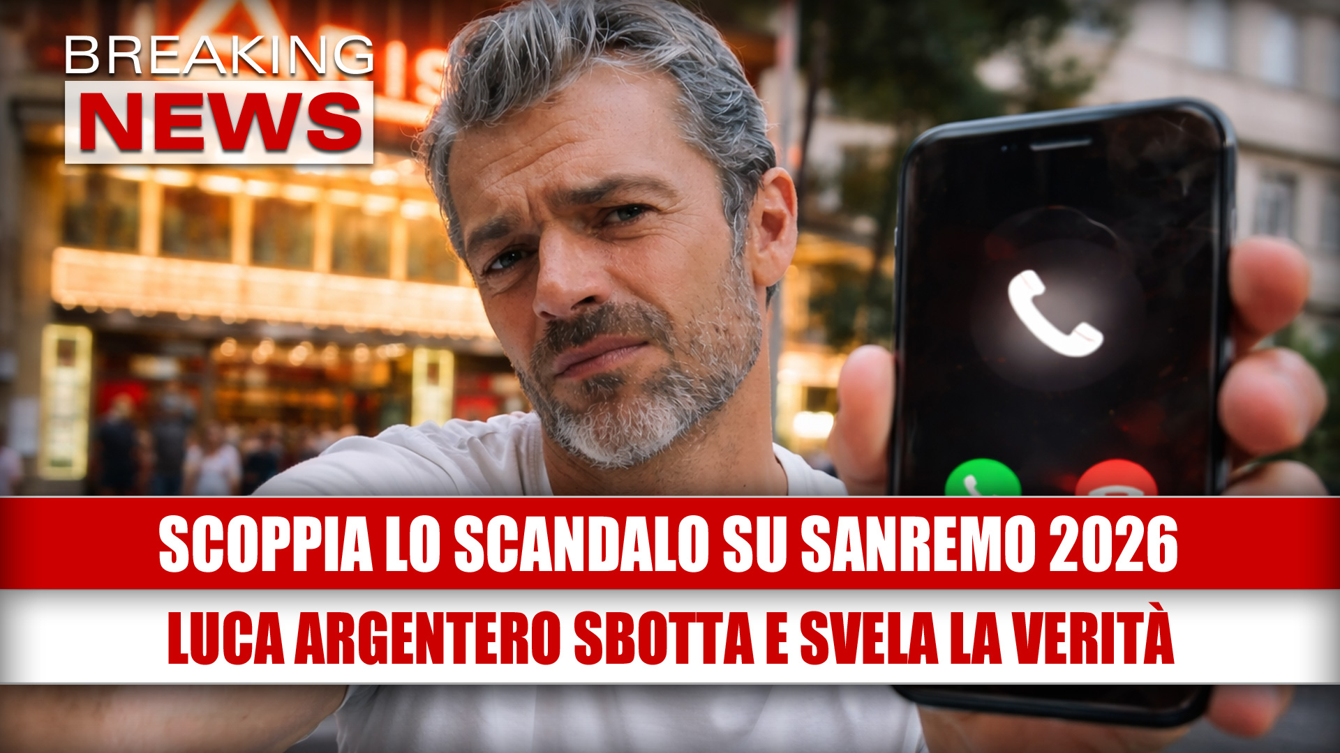 Video thumbnail for Sanremo 2026, Luca ArgSanremo 2026 SCANDALO! Argentero rifiuta il Festival dopo chiamata misteriosa e tutti impazzisconoentero