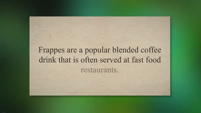 Video thumbnail for How Much Caffeine Does a McDonald’s Frappe Have?