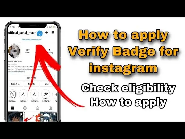 Video thumbnail for How to apply Instagram verification badge   How to activate blue tick on Instagram