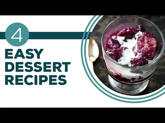 Video thumbnail for Full Episode Fridays: Simple Desserts | 4 Easy Dessert Recipes