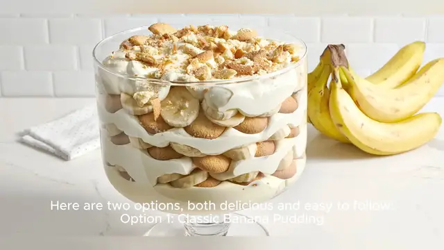 Video thumbnail for best banana pudding recipe