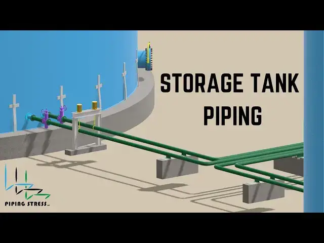 Video thumbnail for Storage Tank Piping - How to use spring supports on storage tank piping?