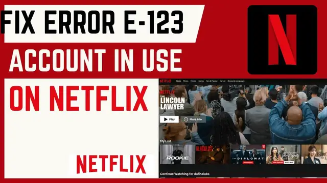 Video thumbnail for How To Troubleshoot Account Is Already In Use On Netflix
