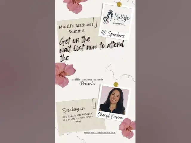 Video thumbnail for Midlife Madness Summit Mar 10-13