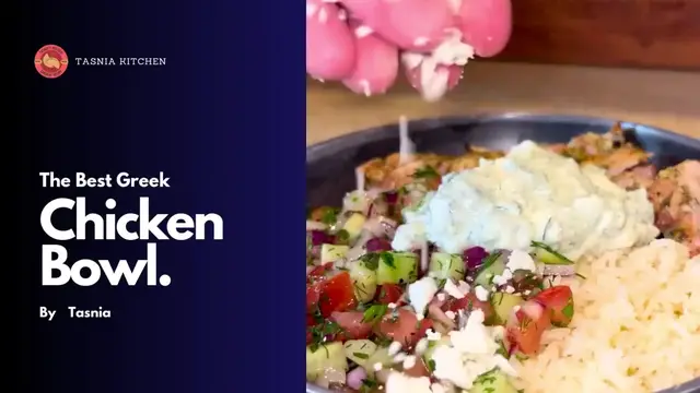 Video thumbnail for Ultimate Greek Chicken Bowl with Creamy Tzatziki