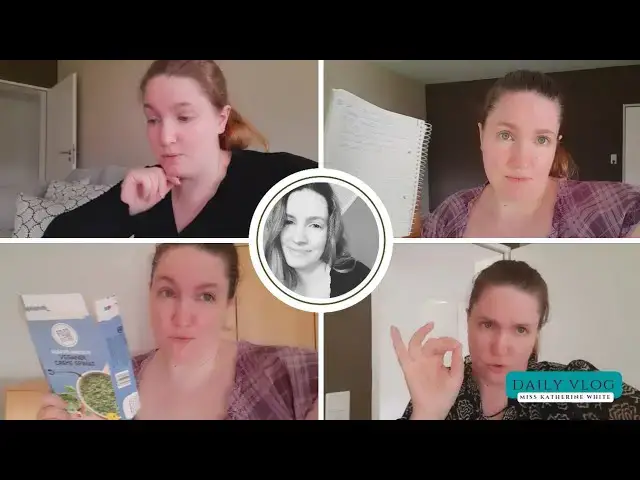 'Video thumbnail for #DailyVlog! Sehr motiviert bei der Arbeit.  Ich habe 20 Videos für Youtube produziert.'